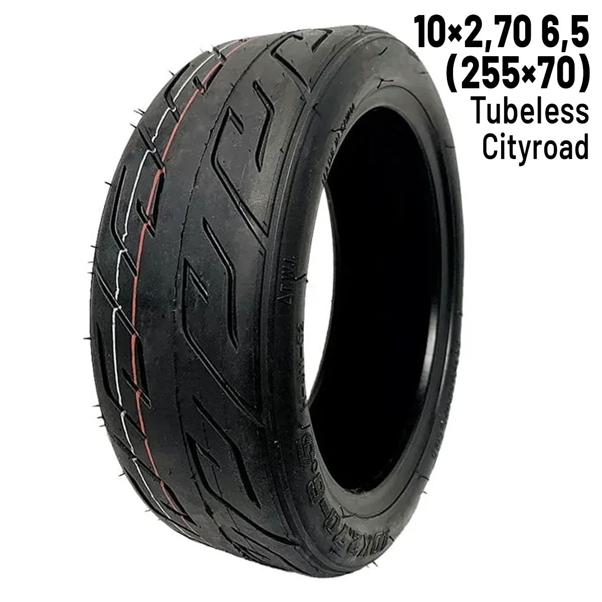 Accesorio para patinetes eléctricos - Neumático tubeless 10x2,70 6,5 (255×70)