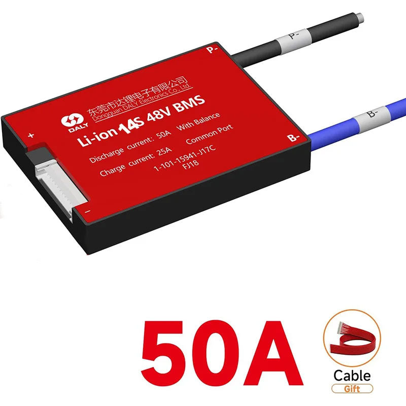 Accesorio para patinetes eléctricos - BMS 14s 52v 50A DALY