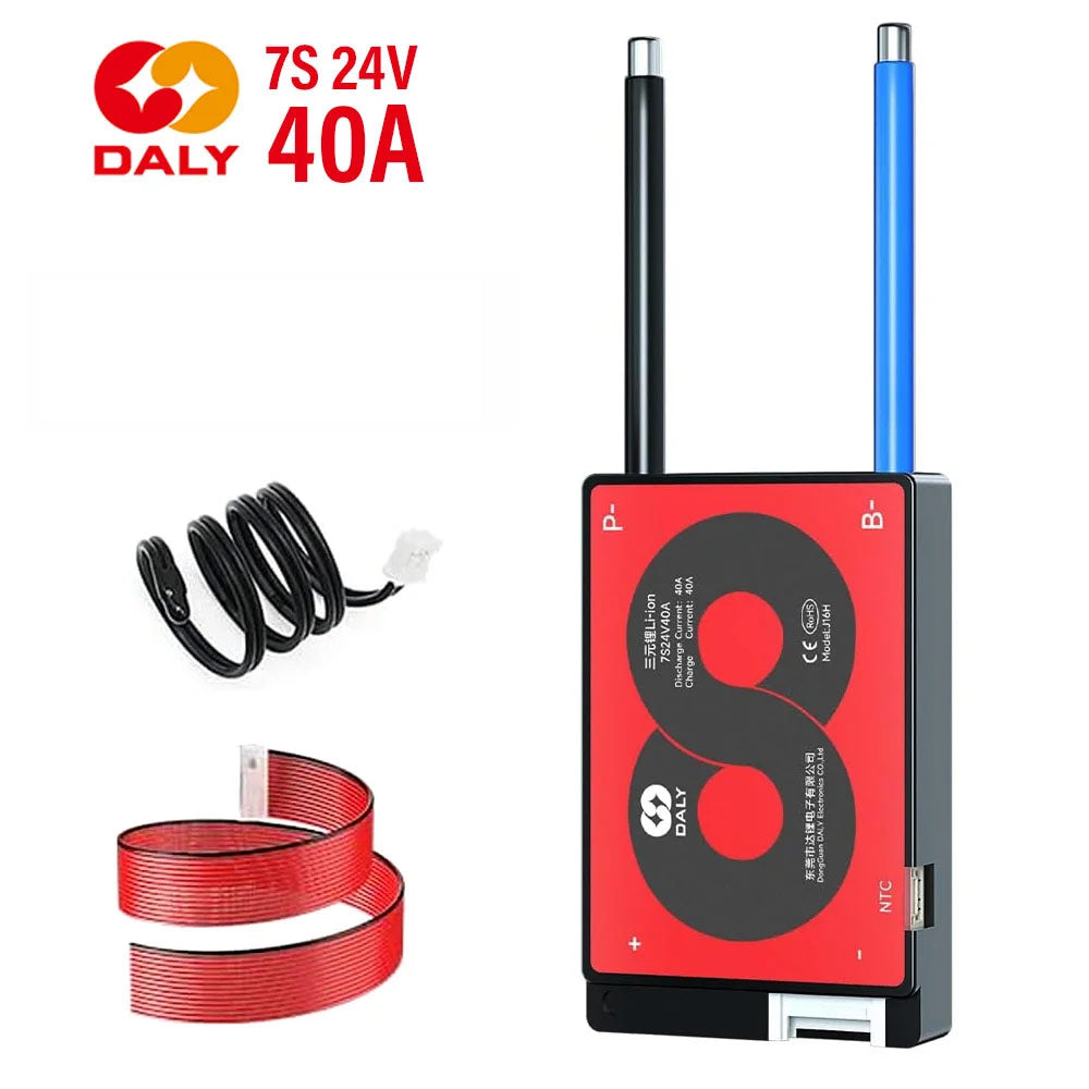 Accesorio para patinetes eléctricos - BMS 7S 24V 40A DALY - Nueva generación