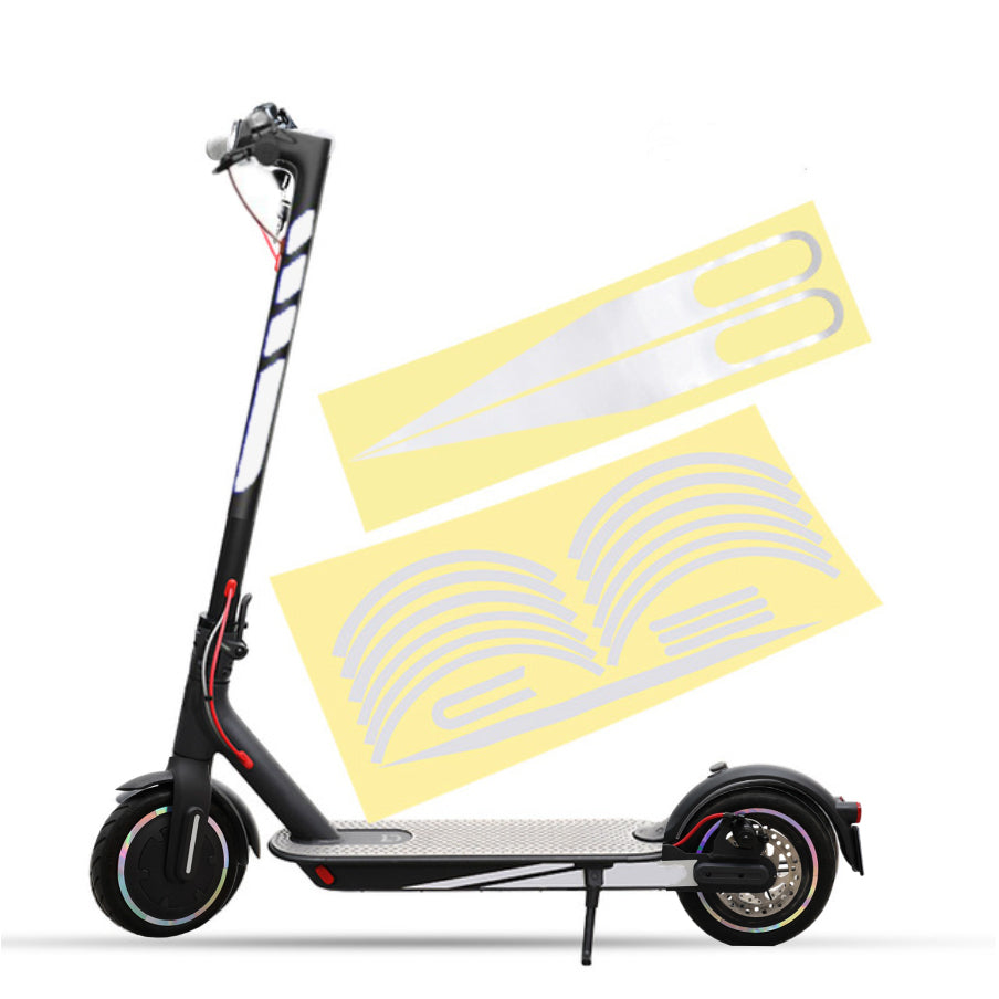 Accesorio para patinetes eléctricos - Pegatinas para Xiaomi M365 / 1S / PRO / PRO 2 Reflectante