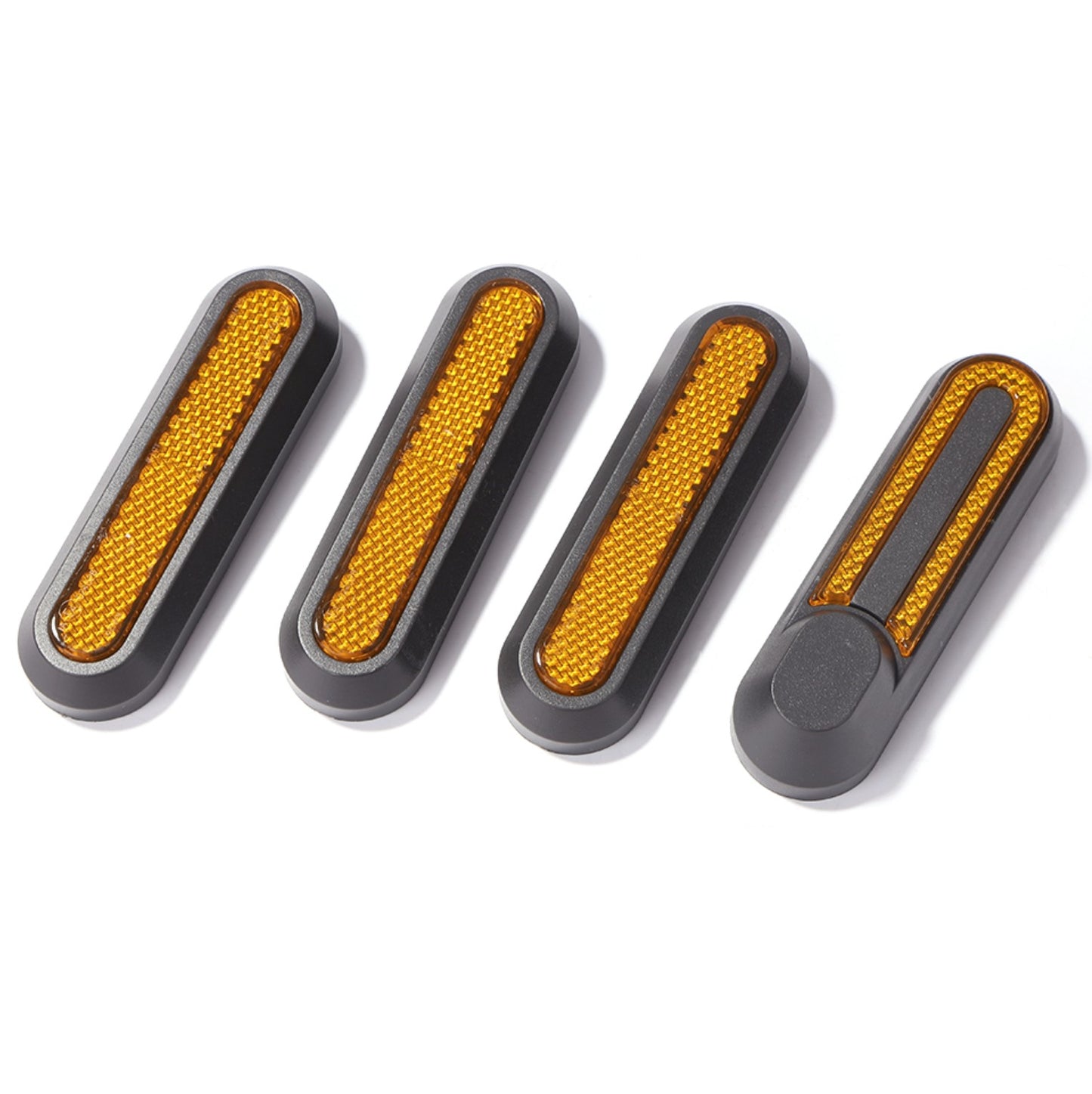 Accesorio para patinetes eléctricos - Tapa embellecedor catadióptrico reflectantes tornillo V2 para Xiaomi Negro