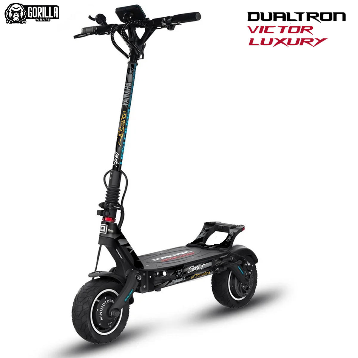 Accesorio para patinetes eléctricos - Vinilo para Dualtron Victor Luxury - Yamaha&Alphine