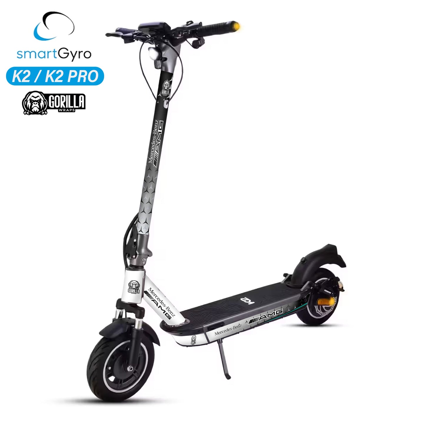 Accesorio para patinetes eléctricos - Vinilo para Smartgyro K2 - Mercedes AMG