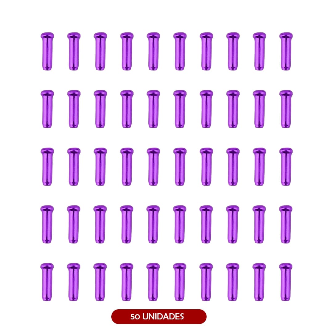 Accesorio para patinetes eléctricos - Tope cable freno (Pack 50 unidades) Violeta