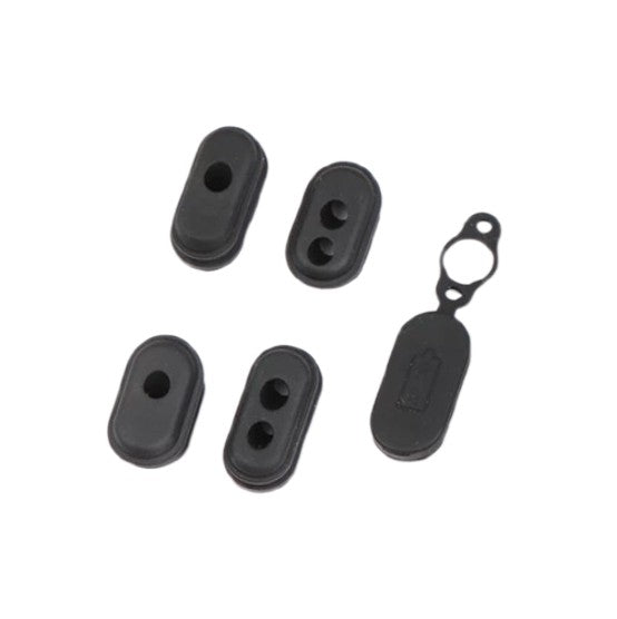Accesorio para patinetes eléctricos - Gomas para Cables Patinete Xiaomi M365 / Pro Negro