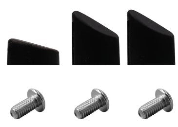 Accesorio para patinetes eléctricos - Gomas negras para tornillos del guardabarro trasero para Xiaomi (3 unidades)