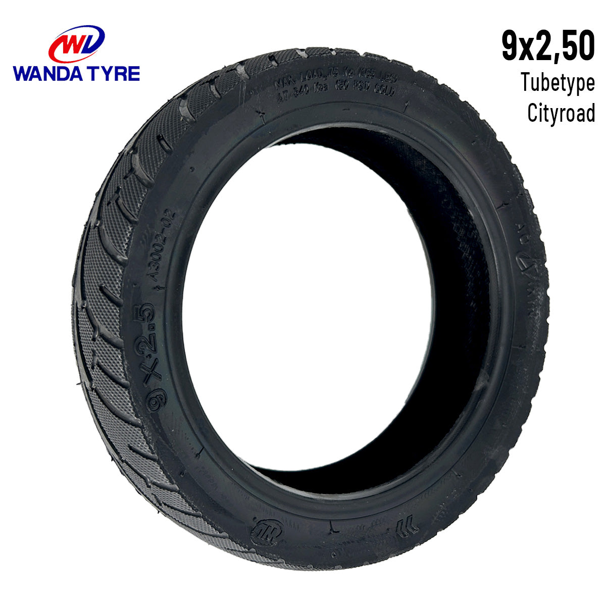 Accesorio para patinetes eléctricos - Rueda Cubierta 9x2,5 Tubetype