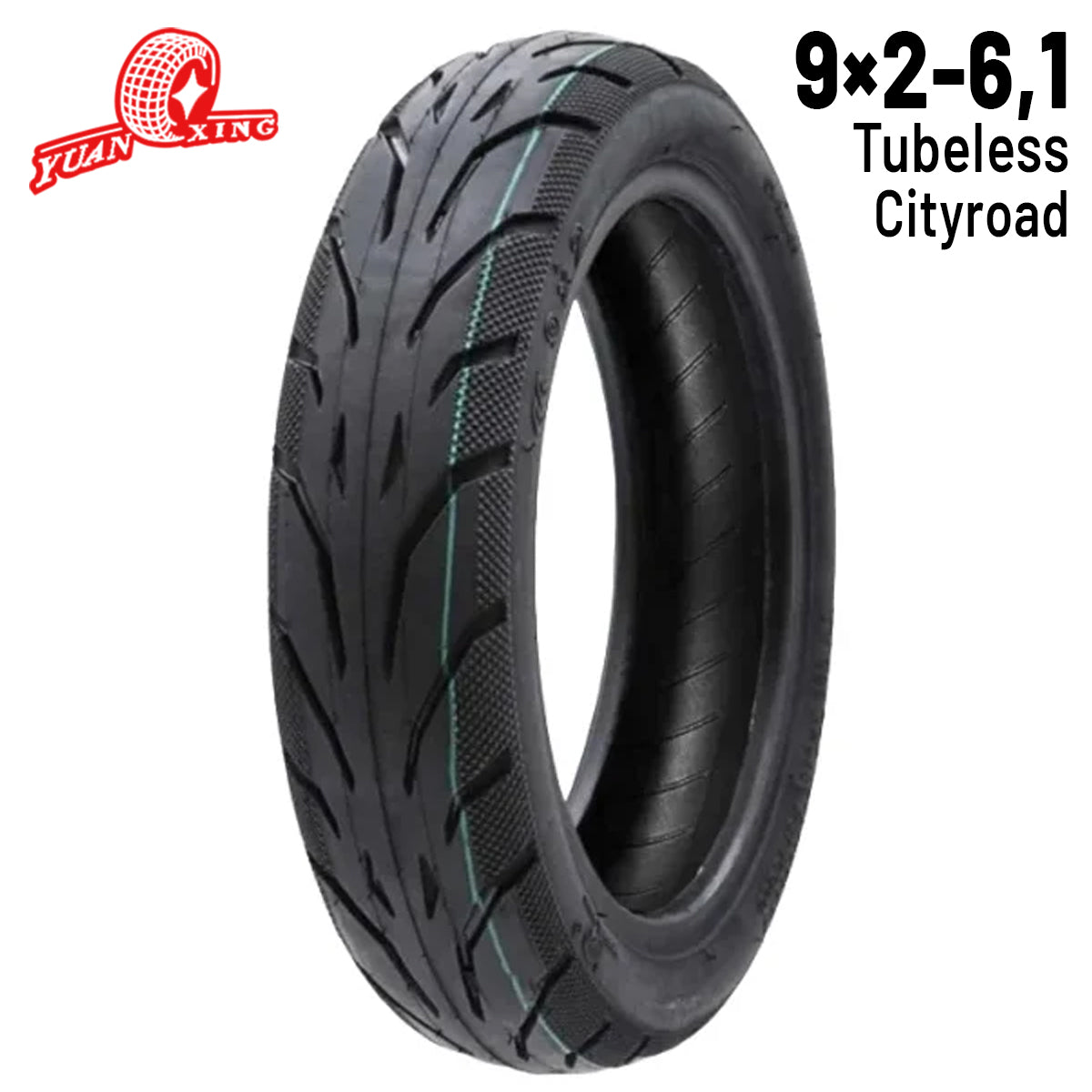 Accesorio para patinetes eléctricos - Rueda 9x2-6,1 Tubeless
