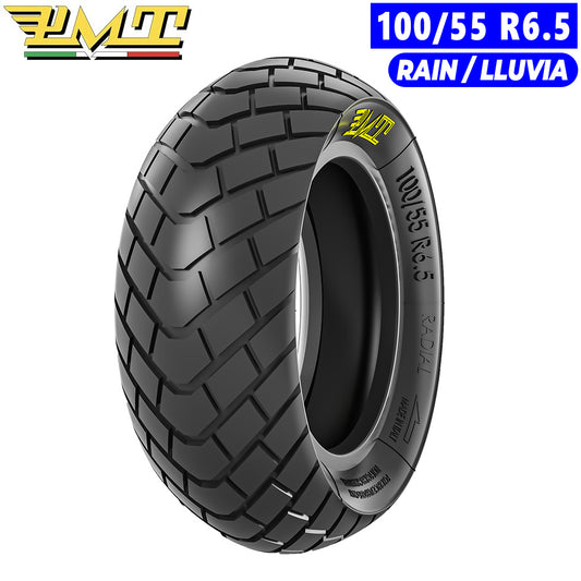 Accesorio para patinetes eléctricos - Neumático 100/55 R6.5” B (VERSIÓN LLUVIA)   -  Dualtron Thunder, Achilleus, Storm, Ultra, Rion, Z11X, VSETT 11+