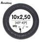 Accesorio para patinetes eléctricos - Cámara de aire 10x2,5 (válvula 45º 45º) - Premium