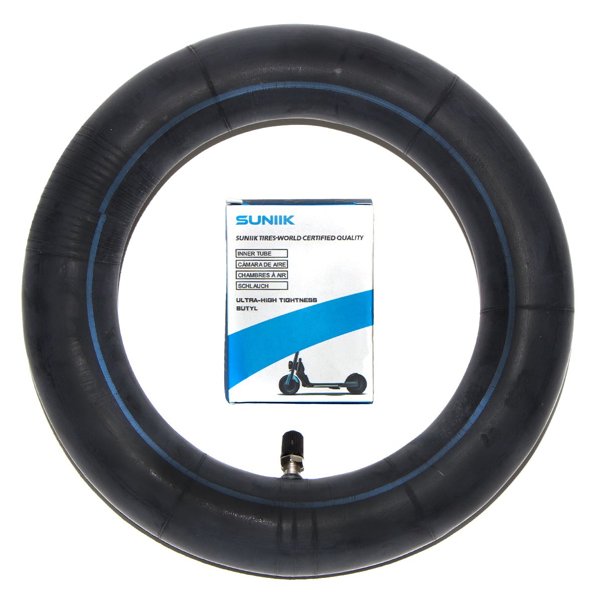 Accesorio para patinetes eléctricos - Cámara de aire 10×2,5 Válvula Recta SUNIIK