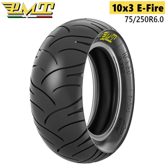 Accesorio para patinetes eléctricos - Neumático 75/250R6.0 (10x3) E-Fire  - Dualtron Victor (antiguos), Luxury, Eagle, Spider y Togo