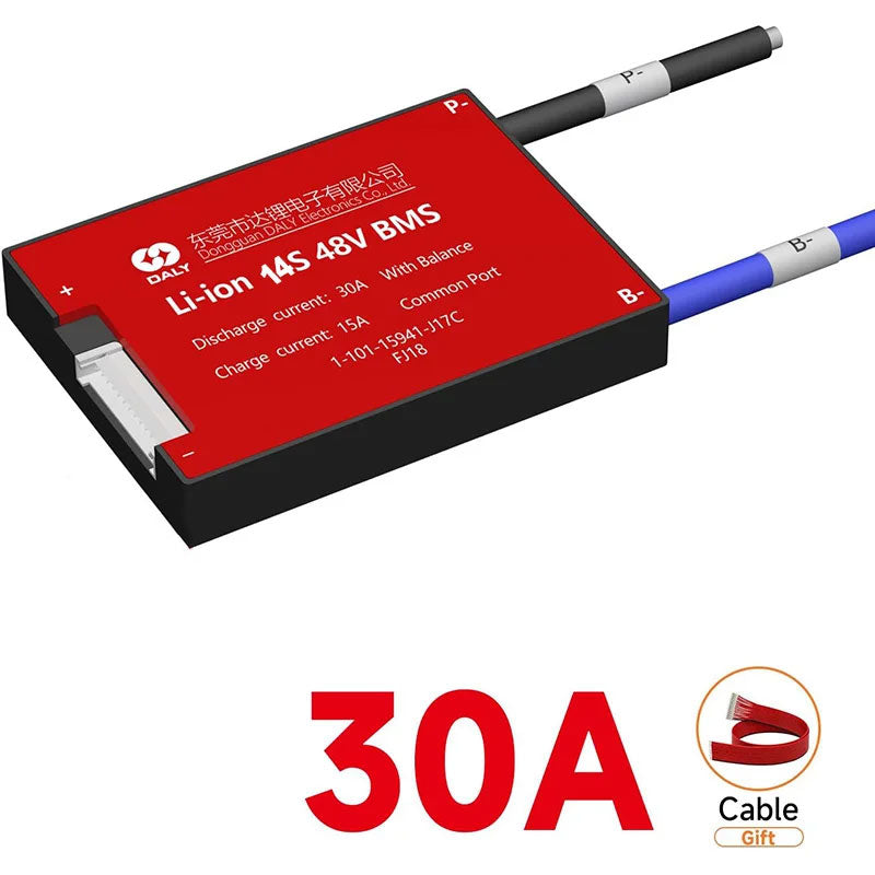 Accesorio para patinetes eléctricos - BMS 14s 52v 30A DALY