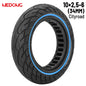 Accesorio para patinetes eléctricos - Rueda maciza 10x2,5-6 Azul (34MM)