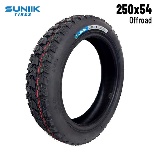 Accesorio para patinetes eléctricos - Neumático 250x54 Tubeless - Offroad