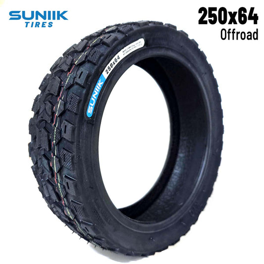 Accesorio para patinetes eléctricos - Neumático 250x64 Tubeless - Offroad