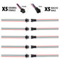 Accesorio para patinetes eléctricos - Conector SM 3 pines con cable 22 AWG - 5M/5H (pack 10 unidades)