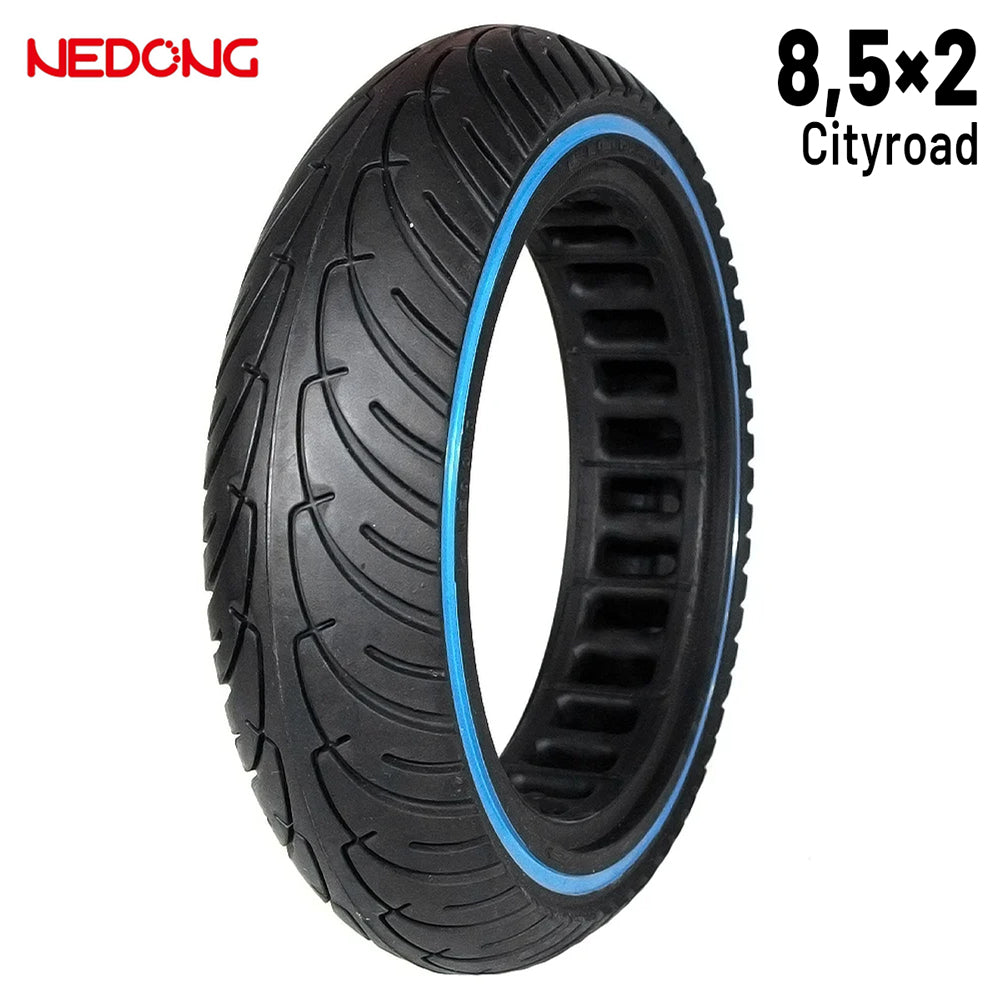 Accesorio para patinetes eléctricos - Rueda maciza ultraligera 8,5x2 - Línea Azul