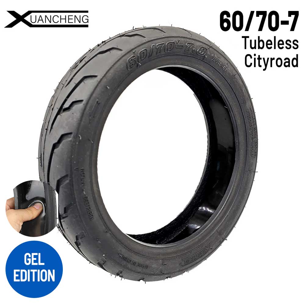 Accesorio para patinetes eléctricos - Rueda Cubierta 60/70-7 Xiaomi Mi4 PRO  (Con gel antipinchazos)