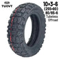Accesorio para patinetes eléctricos - Rueda Cubierta offroad 10x3-6 (255x80) 80/65-6 Tubeless