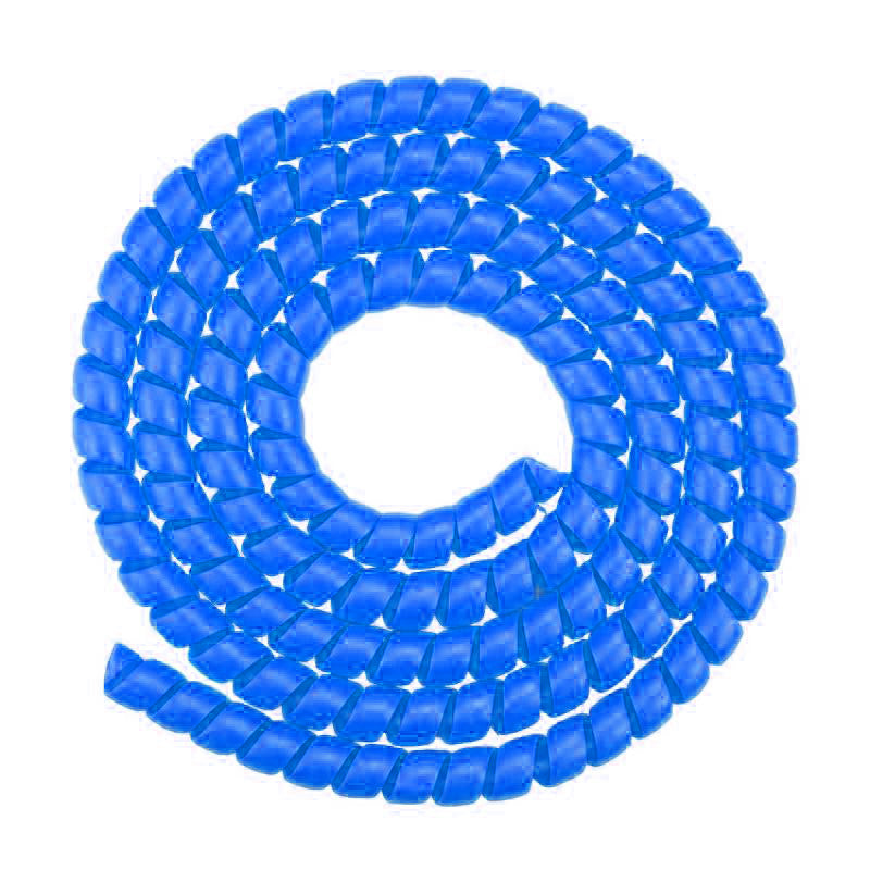 Accesorio para patinetes eléctricos - Cubre cables protector azul (1 metro)