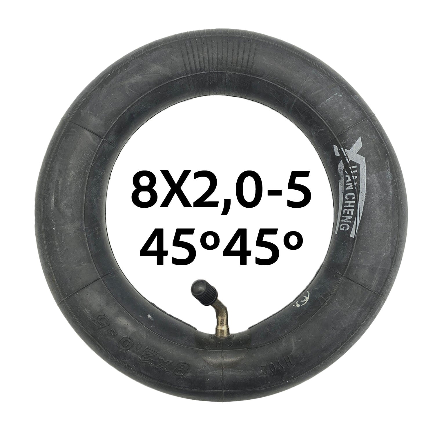 Accesorio para patinetes eléctricos - Cámara de aire 8x2,0-5 (válvula 45º 45º)