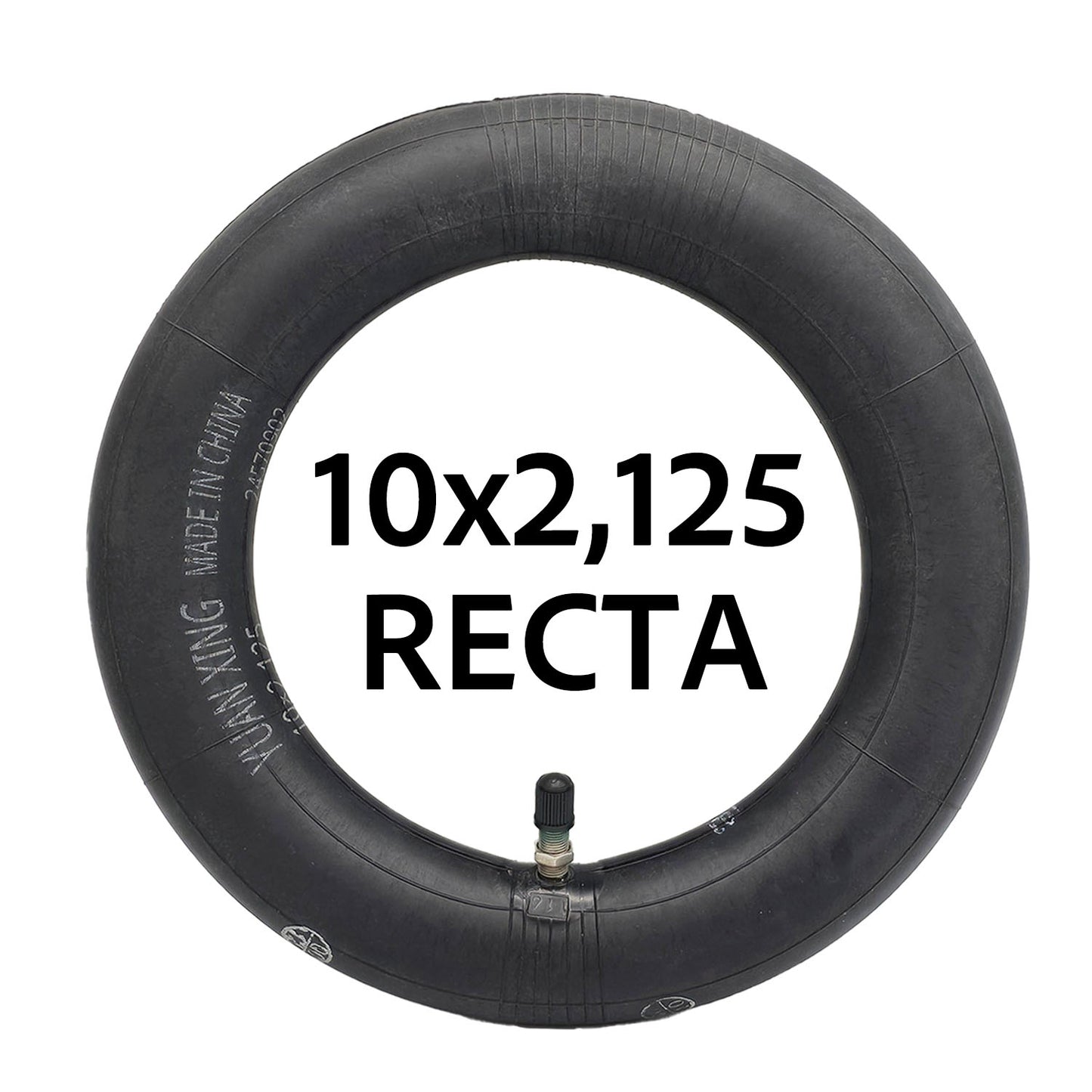 Accesorio para patinetes eléctricos - Cámara de aire 10x2,125 (válvula recta)  - Premium