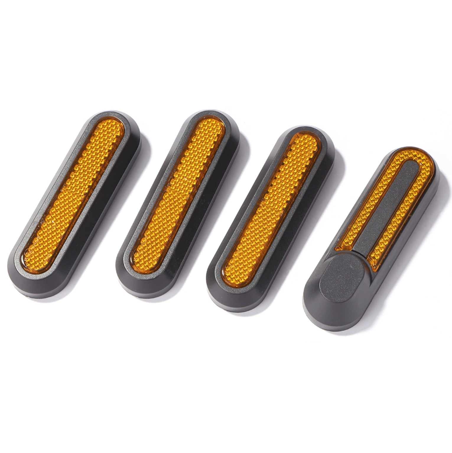Accesorio para patinetes eléctricos - Tapa embellecedor catadióptrico reflectantes  tornillo V2 para Xiaomi Negro