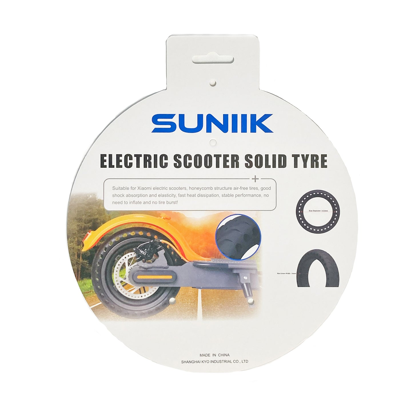 Accesorio para patinetes eléctricos - Carton de exposición para rueda maciza