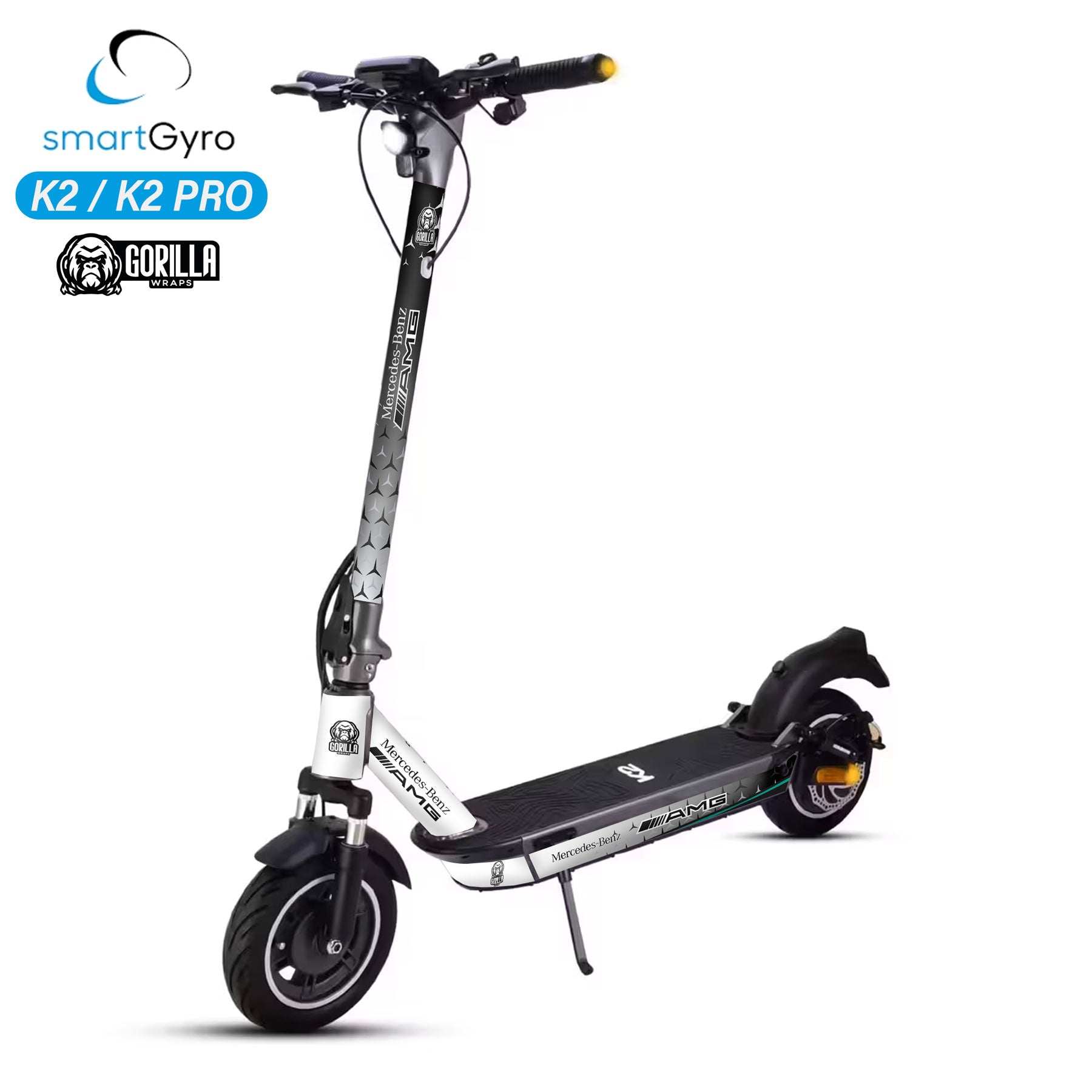 Accesorio para patinetes eléctricos - Vinilo para Smartgyro K2 - Mercedes AMG