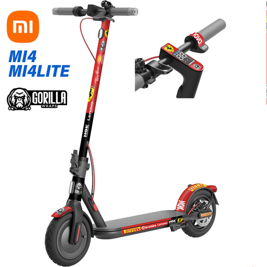 Accesorio para patinetes eléctricos - Vinilo para Xiaomi MI4 / MI4 LITE - Ferrari