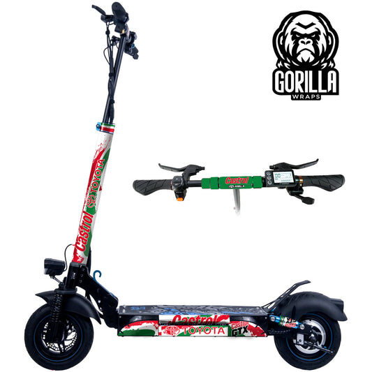 Accesorio para patinetes eléctricos - Vinilo para Smartgyro Rockway, Speedway y Crossover - Castrol
