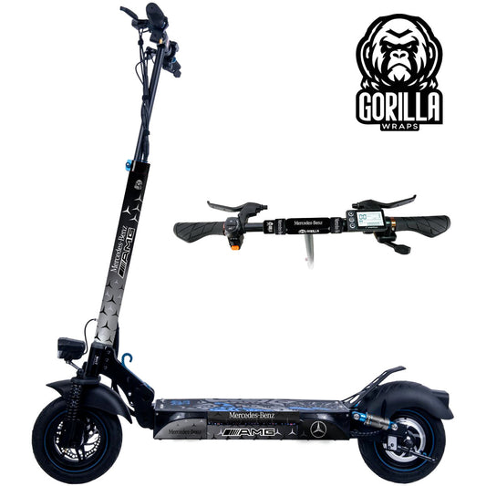 Accesorio para patinetes eléctricos - Vinilo para Smartgyro Rockway, Speedway y Crossover - Mercedes AMG