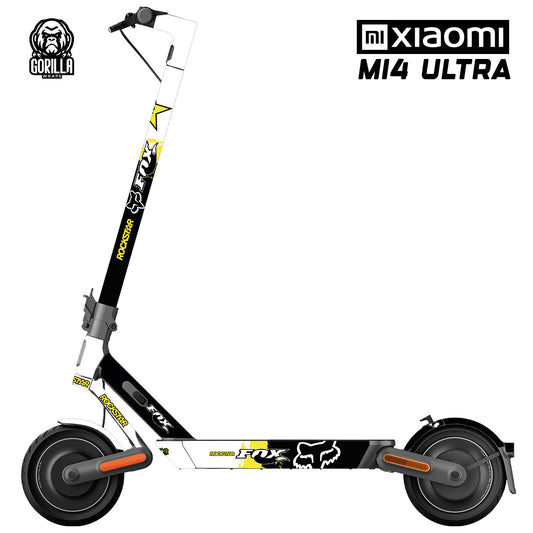 Accesorio para patinetes eléctricos - Vinilo Fox Rockstar para Xiaomi MI4 ULTRA