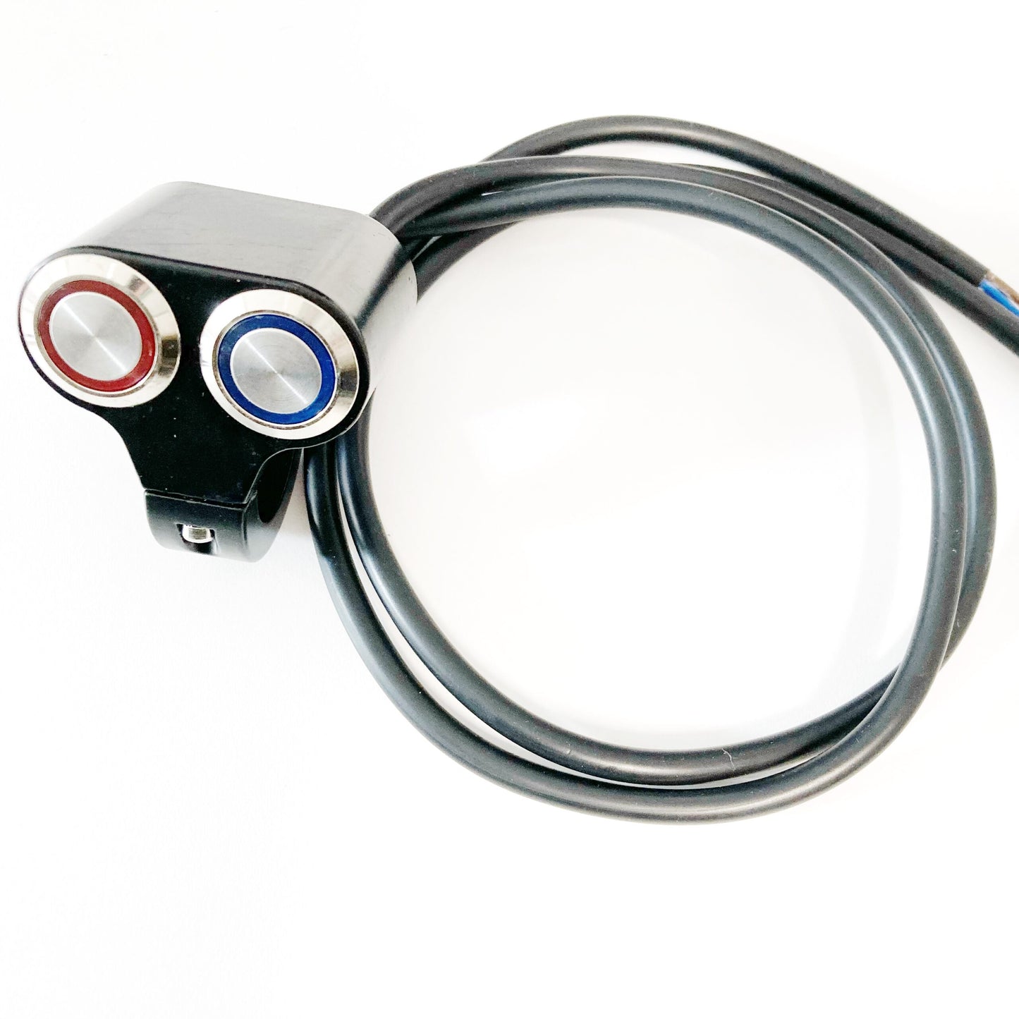 Accesorio para patinetes eléctricos - Botonera doble (interruptor + pulsador) para patinete eléctrico y bicicletas