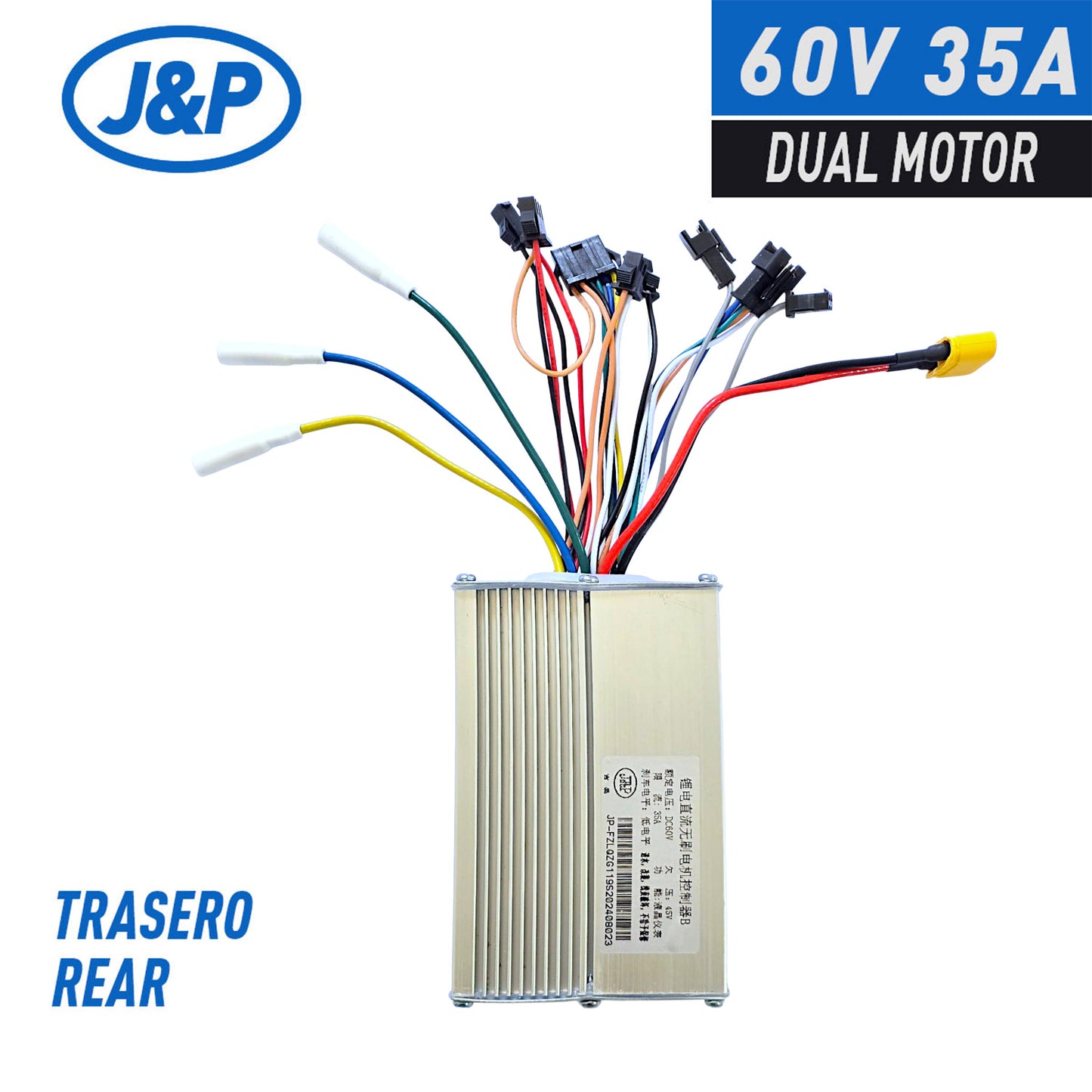 Accesorio para patinetes eléctricos - Controladora JP 60V 35A - Dual motor (Trasero)