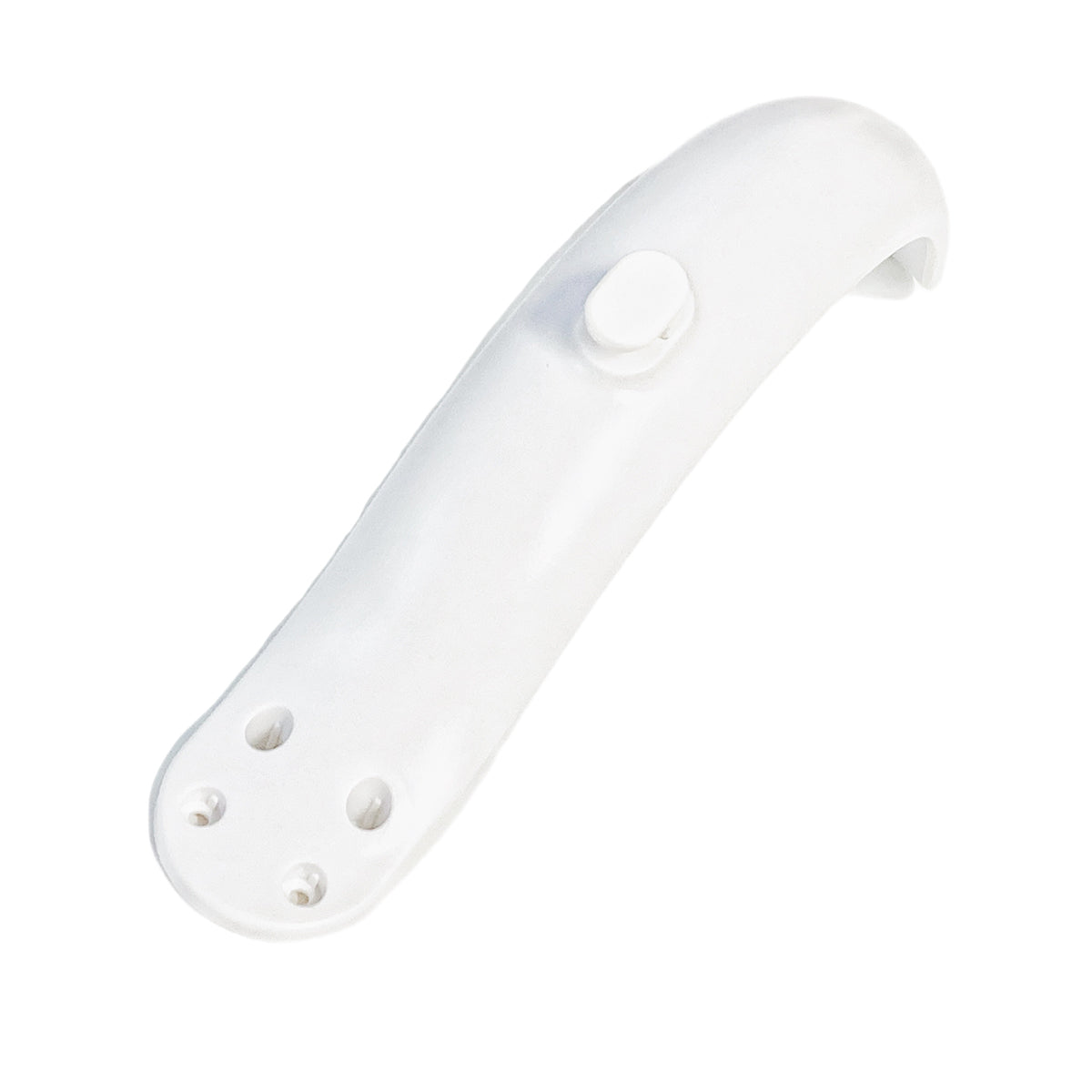 Accesorio para patinetes eléctricos - Guardabarros de 4 agujeros con gancho (Blanco)
