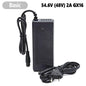 Accesorio para patinetes eléctricos - Cargador 54,6V 2A (conector 3 Pines GX16)