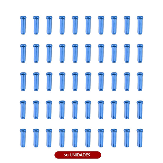 Accesorio para patinetes eléctricos - Tope cable freno (Pack 50 unidades) Azul