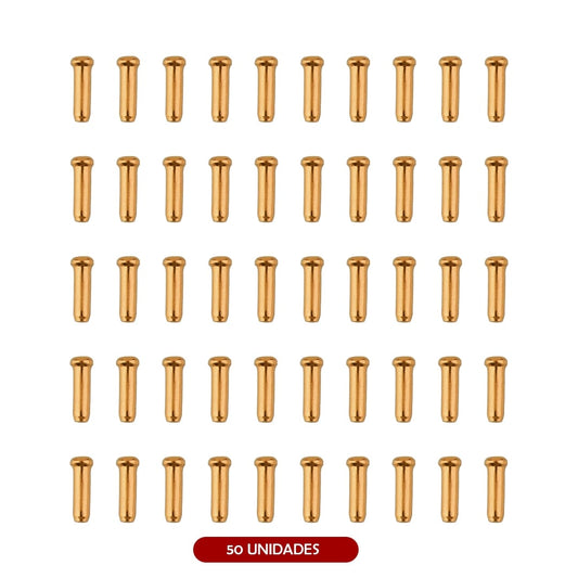 Accesorio para patinetes eléctricos - Tope cable freno (Pack 50 unidades) Dorado