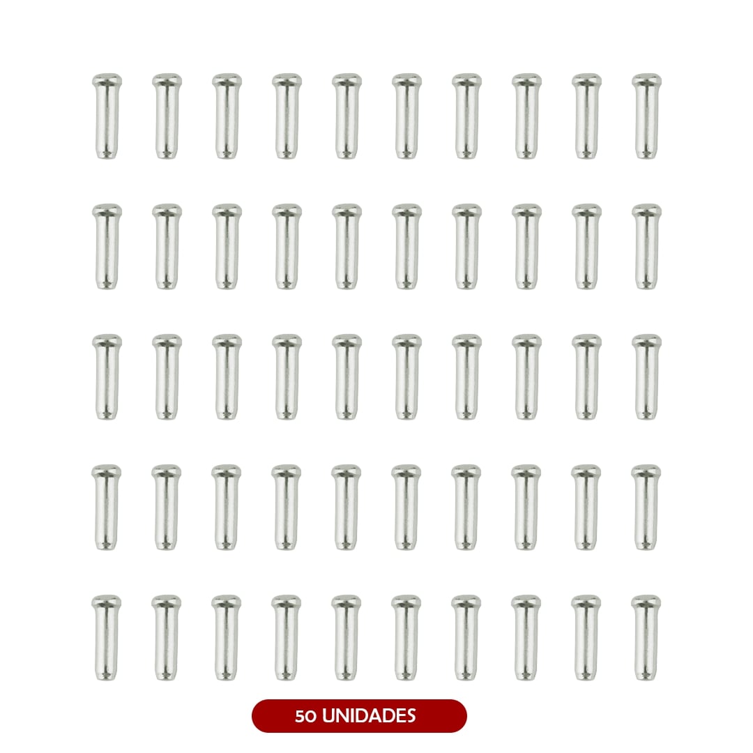 Accesorio para patinetes eléctricos - Tope cable freno (Pack 50 unidades) Plata