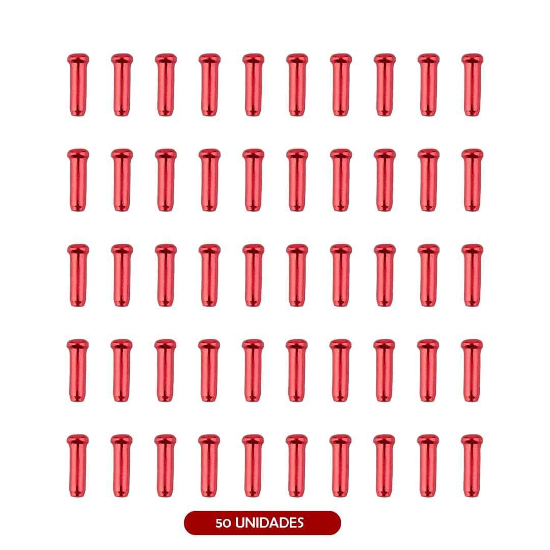 Accesorio para patinetes eléctricos - Tope cable freno (Pack 50 unidades) Rojo