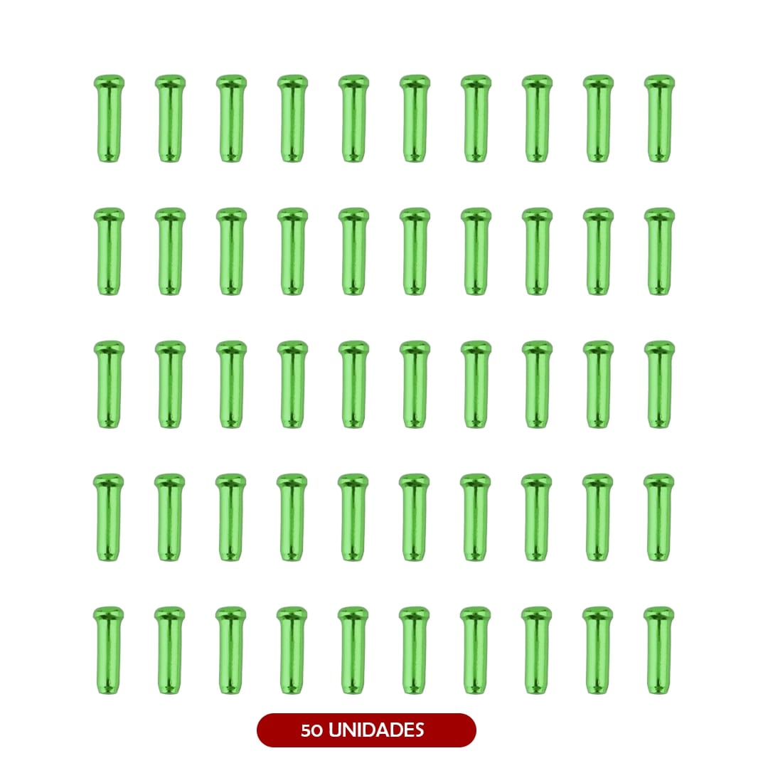 Accesorio para patinetes eléctricos - Tope cable freno (Pack 50 unidades) Verde