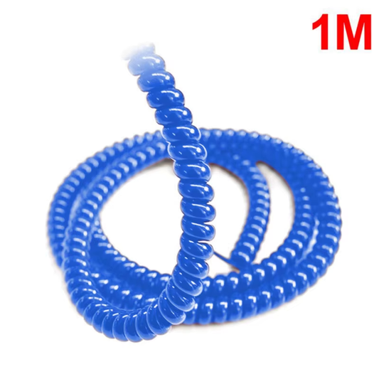 Accesorio para patinetes eléctricos - Cubre cable azul (brillante) - 1 metro