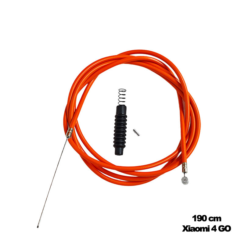 Accesorio para patinetes eléctricos - Cable de freno tambor Xiaomi Mi4 GO (Naranja)
