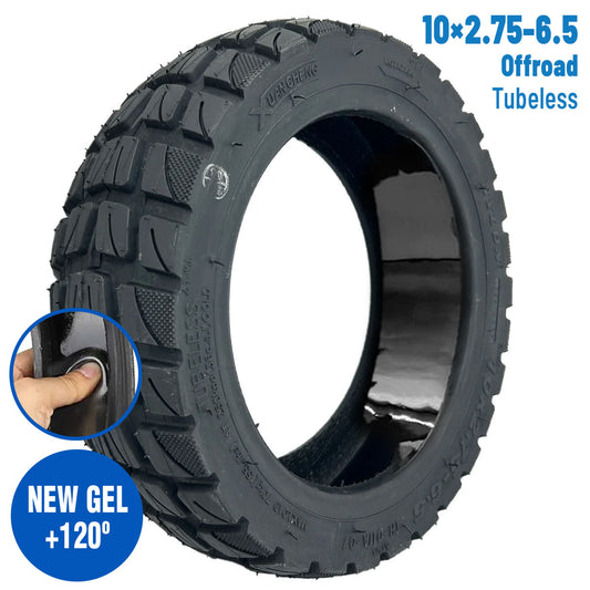 Accesorio para patinetes eléctricos - Neumático 10x2,75-6,5 Offroad Tubeless (Con gel antipinchazos)