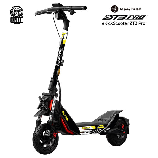 Accesorio para patinetes eléctricos - Vinilo Fox Rockstar para Segway ZT3 Pro