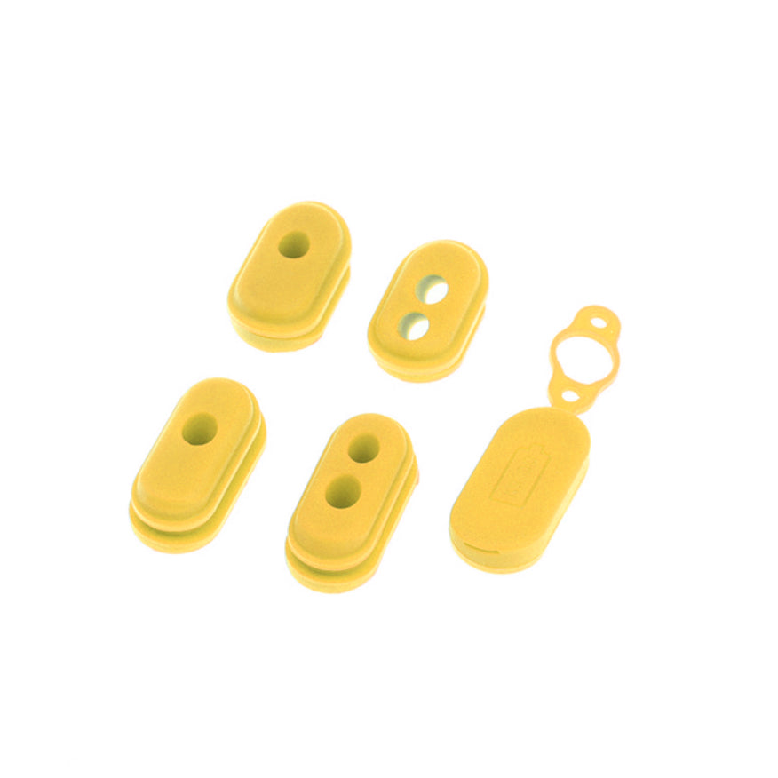 Accesorio para patinetes eléctricos - Gomas para Cables Patinete Xiaomi M365 / Pro Amarillo