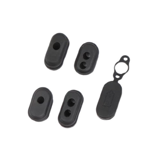 Accesorio para patinetes eléctricos - Gomas para Cables Patinete Xiaomi M365 / Pro Negro