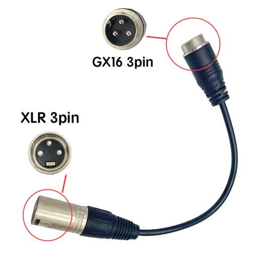 Accesorio para patinetes eléctricos - Cable conversor GX16 a XLR 3 Pines